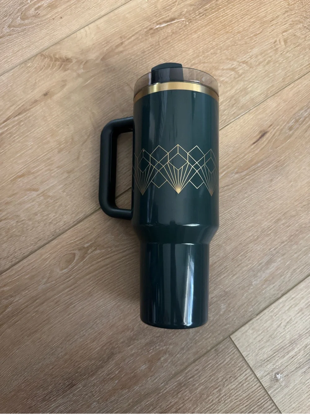 Stanley Deco Collection Forest Gloss 40oz Quencher H2.0 FlowState Tumbler NIB - Picture 2 of 5